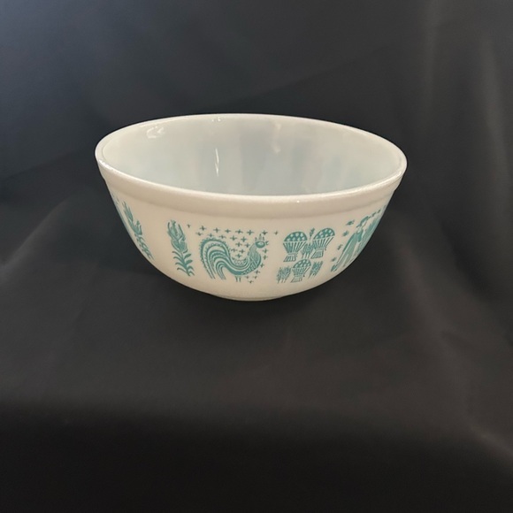 Pyrex Amish Butterprint Mixing Bowls Small Turquoise Pyrex Bowl